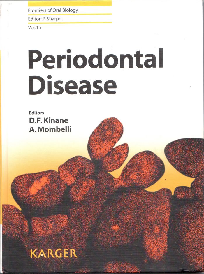 Periodontal Disease textbook cover (Frontiers of Oral Biology), co-authored by Dr. Kao